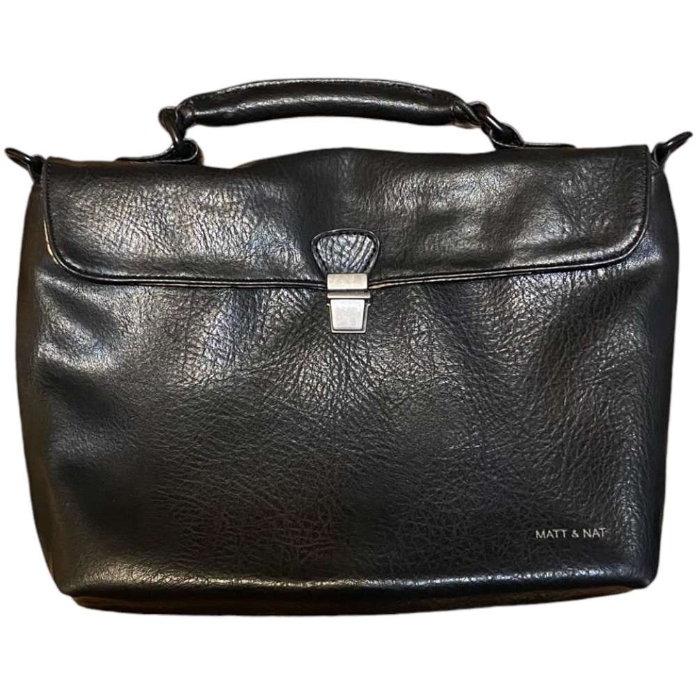 Matt & Nat vegan satchel/crossbody thin profile bag